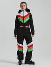 Women's Gsou Snow Padded V Stripe Ski Suit