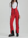 Women's Gsou Snow Elegant Flare Ski Bibs Pants