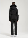 Women's Gsou Snow Classic Faux-Fur Trim Dawn One Piece Jumpsuit Snowsuits