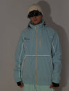 Women's Air Pose Neon Reflective Stripe Snow Jacket