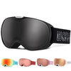 Luckyboo Unisex Premium Wide View Snowboard Goggles for Toddler