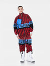 Dawnski Men's Street Style Plaid Snow Suits