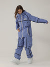 Men's Air Pose Mountain Breaker Stripe Cargo Snow Jacket & Pants
