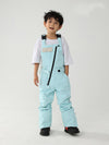 Kid's Air Pose Oblique Zipper Cargo Snow Bibs Pants