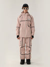 Women's Air Pose Mountain Breaker Stripe Cargo Snow Jacket & Pants