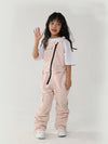 Kid's Air Pose Oblique Zipper Cargo Snow Bibs Pants