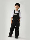 Kid's Air Pose Oblique Zipper Cargo Snow Bibs Pants