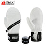 Mens Unisex High Experience Volta Leather Snow Sports Mittens Ski Gloves