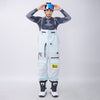 Dawnski Women's Windblock Tech Waterproof Bad Breaking Pro Snow Pants Bibs