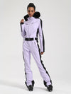 Women's Gsou Snow Classic Faux-Fur Trim Dawn One Piece Jumpsuit Snowsuit