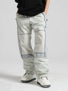 Women's Gsou Snow Winter Track Block Snowboard Pants