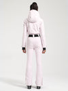 Women's Gsou Snow Classic Belted Flare Ski Suit One Piece