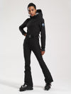 Women's Gsou Snow Classic Belted Flare Ski Suit One Piece