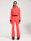Women's Gsou Snow Classic Belted Flare Ski Suit One Piece