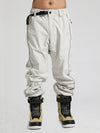 Men's Gsou Snow Reflective Pinstriped Letter Snow Pants