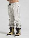 Men's Gsou Snow Reflective Pinstriped Letter Snow Pants