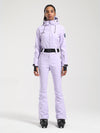 Women's Gsou Snow Classic Belted Flare Ski Suit One Piece