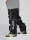 Men's Gsou Snow Reflective Pinstriped Letter Snow Pants