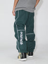 Men's Gsou Snow Reflective Pinstriped Letter Snow Pants