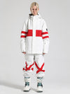 Women's Gsou Snow Light Zone Stripe Two Piece Snowsuit
