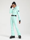 Women's Gsou Snow Classic Belted Flare Ski Suit One Piece