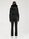 Women's Gsou Snow Classic Faux-Fur Trim Flare Dawn Ski Jumpsuit