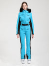 Women's Gsou Snow Classic Faux-Fur Trim Flare Dawn Ski Suit