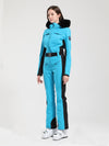 Women's Gsou Snow Classic Faux-Fur Trim Flare Dawn Ski Suit