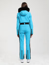 Women's Gsou Snow Classic Faux-Fur Trim Flare Dawn Ski Jumpsuit