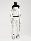 Women's Gsou Snow Classic Faux-Fur Trim Dawn One Piece Jumpsuit Snowsuit