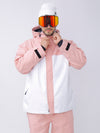 Men's Dawnski Alpine Ranger Colorblock Hooded Snowboard Jacket