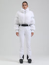 Women's Mountain Chic High Pile Fleece Winter Fashion Ski Jumpsuit