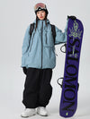 Men's Searipe Unisex Durable Mountain Pro All-Terrain Baggy Snow Suit