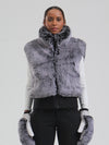 Women's Mountain Luxe High Pile Fleece Winter Fashion Ski Vest