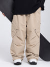 Women's Mountain Chill Swag Cargo Pockets Baggy Snow Pants