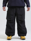 Men's Gsou Snow Urban Slope KneeFlex Cargo Pockets Baggy Snow Pants