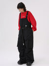 Women's East Skiing Prime Baggy Overall Cargo Snow Bibs Ski Pants