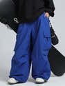 Pantalon De Ski Snowboard GSOU SNOW - Unisexe, Imperméable 20000mm, Coupe-vent, Respirant - Taille Ample, Guêtres Intégrées - 1