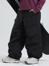 Women's Gsou Snow Urban Slope KneeFlex Cargo Pockets Baggy Snow Pants