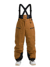 Women's Gsou Snow Durable Mountain Pro All Function Cargo Snow Bibs Pants