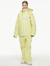 Women's Arctic Queen Mountain Windbreaker Thermal Snow Suits with Overalls Bibs