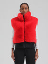 Women's Mountain Luxe High Pile Fleece Winter Fashion Ski Vest