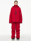 Women's Arctic Queen Mountain Windbreaker Thermal Snow Suits with Overalls Bibs