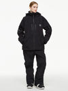 Women's Arctic Queen Mountain Windbreaker Thermal Snow Suits with Overalls Bibs