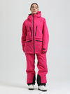 Women's Gsou Snow Durable Mountain Pro All Function Cargo Snow Suit