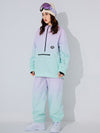 Women's Colorful Neon Winter Fun Mountain Snowboard Suits