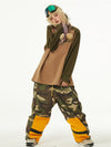 Women's SWAGLI Cozy Camo Baggy Snow Pants