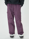 Men's Mountain Chill Swag Cargo Pockets Baggy Snow Pants