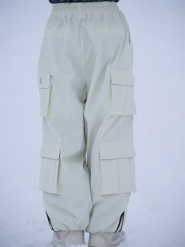 Women's Men's Unisex Rabbit Snow Prime Cargo Baggy Snowboard Pants