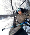 Women's Gsou Snow Classic Faux-Fur Trim Dawn Ski Jumpsuit